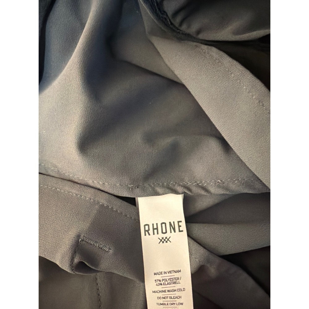 Rhone Commuter Pants Gray Mens 102252 Performance Stretch Tapered Trousers - Picture 4 of 8